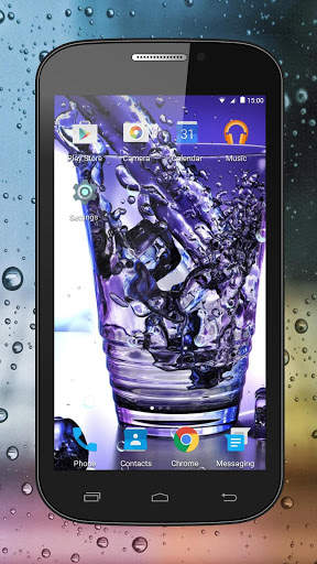 Water Drops Live Wallpaper screenshot 1