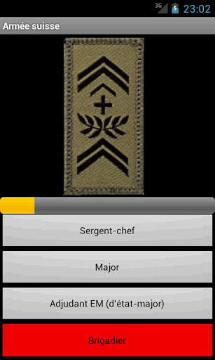 Schweizer Armee Dienstgrade скриншот 5