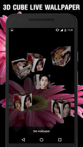 3D Photo Frame Cube Live Wallpaper screenshot 7