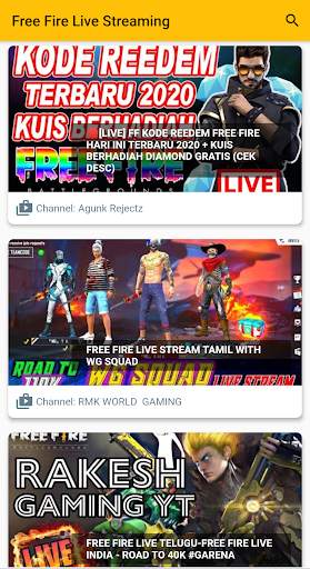 Free Fire Live Streaming screenshot 2