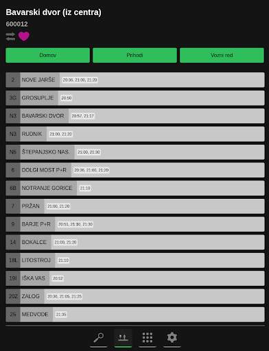 LPP buses screenshot 5