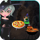 Halloween Kitchen Cooking sim – Fast Food Game icon