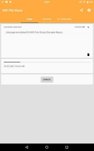 Wifi File Share (Wireless file transfer) screenshot 5