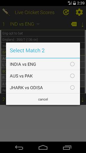 Fastest Live Cricket Scores 6 تصوير الشاشة