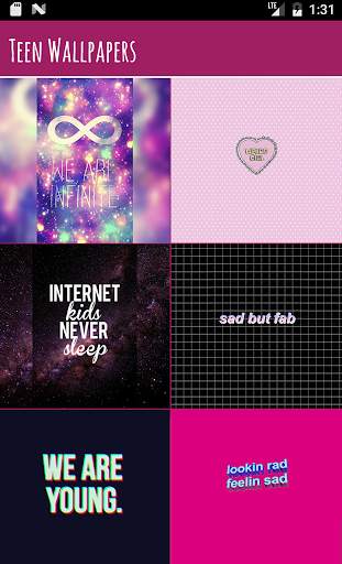 Teen Wallpapers Free screenshot 1