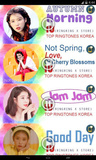 IU - Top Ringtones Korea screenshot 2