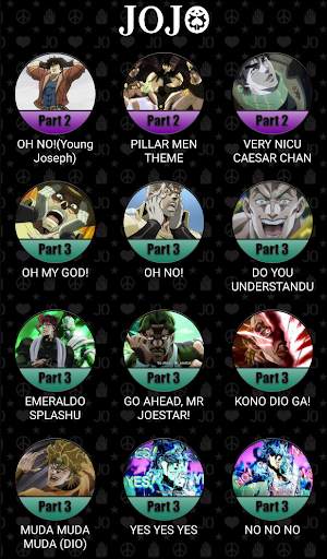 JoJo Soundboard screenshot 2