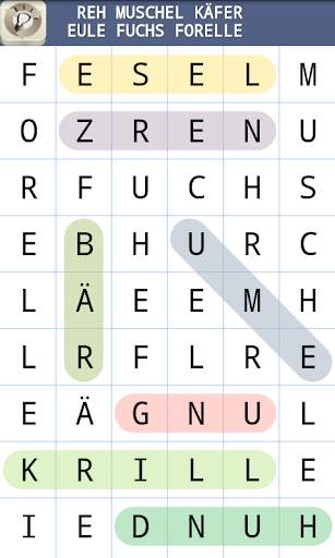 Wortsuche Spiel Deutsch screenshot 3