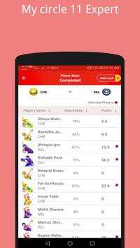 My Circle 11 Fantasy - Tips & Team For My circle11 screenshot 1