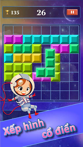 Xếp hình cổ điển - Xếp gạch screenshot 3