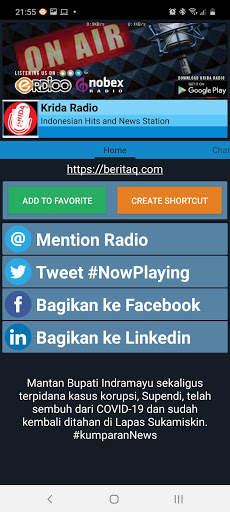 Erdioo - Digital Radio Indonesia скриншот 4
