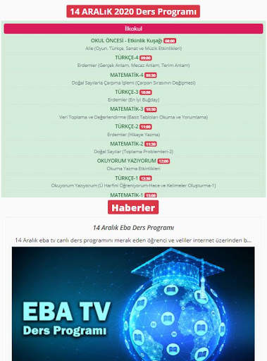 EBA TV canlı izle - Online Eğitim screenshot 11
