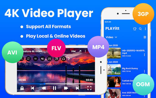 Play itt - HD Video Player & Music Player screenshot 1