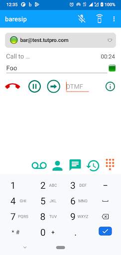 baresip screenshot 1