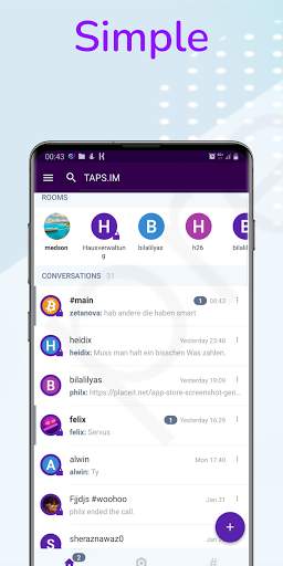 Taps.im - Encrypted Messenger & Group To-Do list screenshot 3