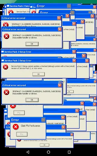 Windows XP Error screenshot 6