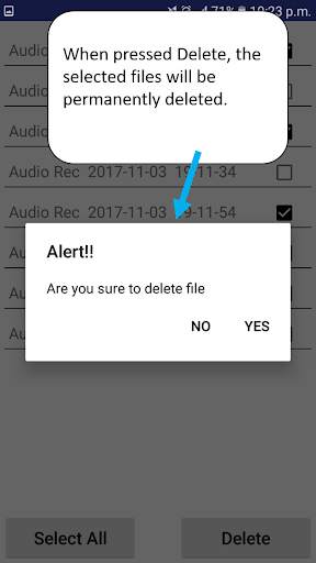 Flip N Record (Auto Start & Stop Audio Recorder) screenshot 8