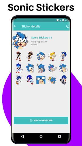 WAStickerApps - Sonic Stickers for WhatsApp 2020 screenshot 2