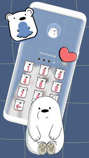 Ice Bear Launcher Theme screenshot 4