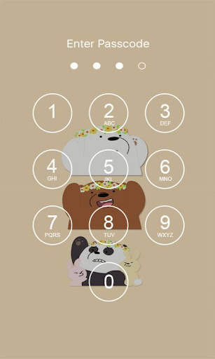 Cute Bear Lock Screen screenshot 4