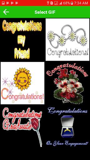Congratulation GIfs screenshot 2