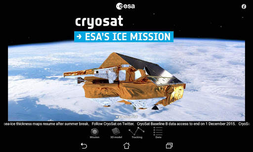 ESA cryosat скриншот 6