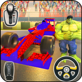 Top Speed Superhero Formula Car: Simulator Game icon