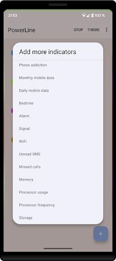 PowerLine: Status Bar meters screenshot 5