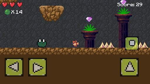 Fantasy Fox - 2D Pixel Platform, retro game screenshot 7