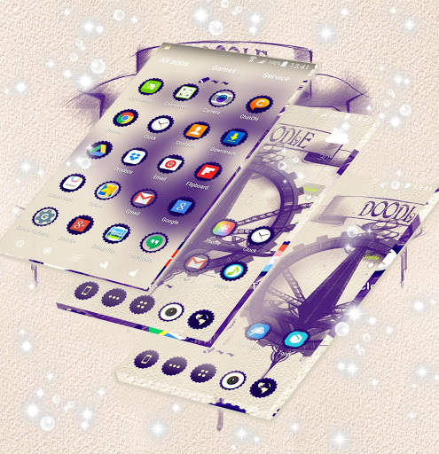 Doodles Art Theme for Launcher screenshot 1