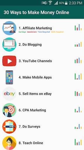 30 Ways to Make Money Online скриншот 1