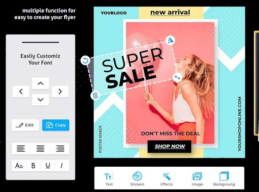 Flyer Maker, Poster Maker, Graphic Design ads App screenshot 2