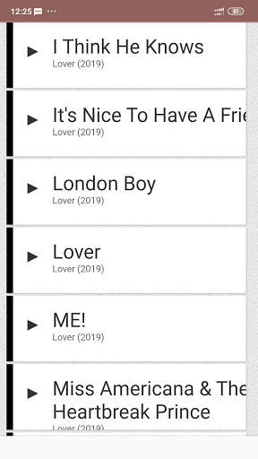 Taylor Swift Lyrics 3 تصوير الشاشة