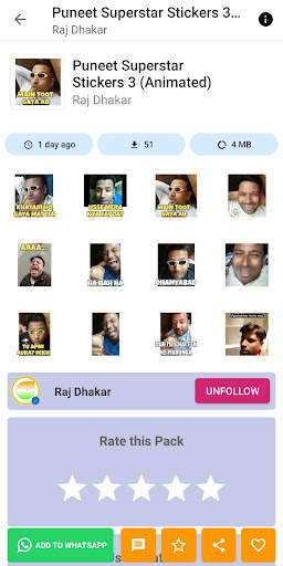 Puneet Superstar Stickers screenshot 4