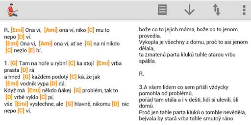 Miraf SongBook screenshot 1