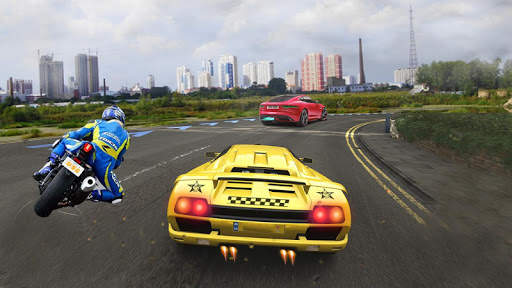 Bike Rush Hour 3d Highway Ride скриншот 2