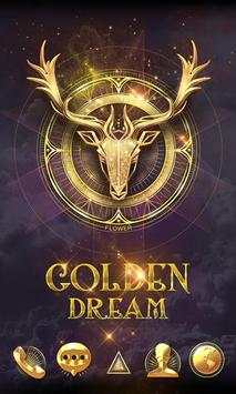 Golden Dream GO Launcher Theme screenshot 1