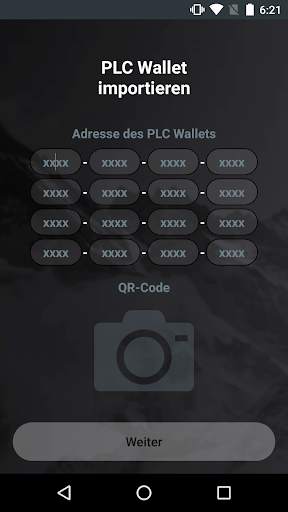 PLC Wallet screenshot 2