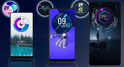 Smart clock live wallpaper screenshot 1