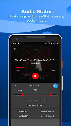 Status Saver, Audio Status & video splitter- Vento स्क्रीनशॉट 4
