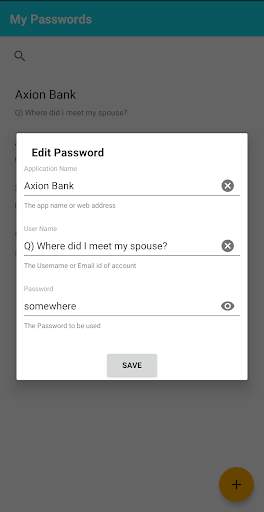My Passwords скриншот 6