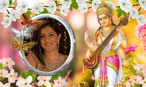 Goddess Saraswati Photo Frames HD screenshot 3