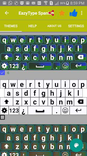 EazyType Spanish Keyboard Emoji & Stickers Gifs screenshot 2