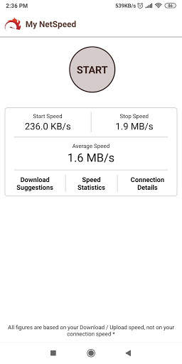 My NetSpeed screenshot 3