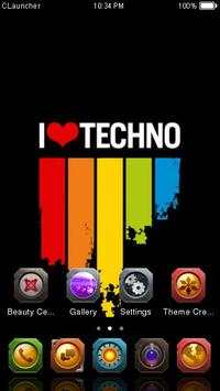 Best Techno Theme C Launcher screenshot 3