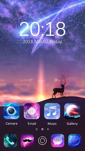 (FREE) Galaxy GO Launcher Theme screenshot 1