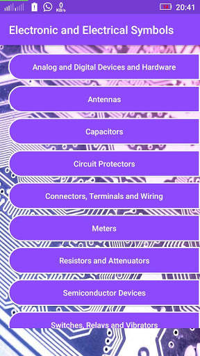 Electronic And Electrical Symbols скриншот 1