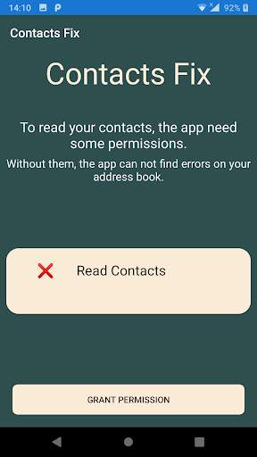 Contacts Fix 2 تصوير الشاشة