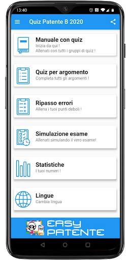 EasyPatente - Quiz Italian Driving License B 2020 screenshot 2