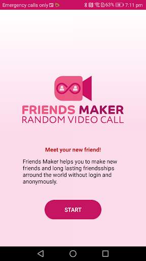 Friends Maker - Random Video Call screenshot 1